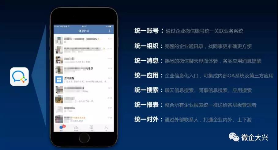 企业微信移动化的办公软件