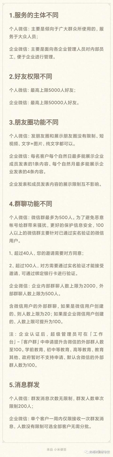 私域流量运营中，企业微信和个人微信的区别？